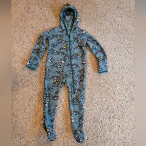 L.L. Bean Mountain Print Toddler Footie